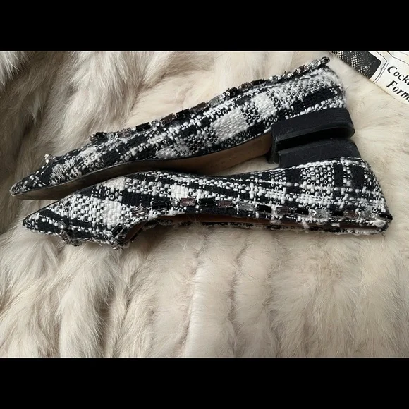 Zara Tweed Ballet Flat - Picture 4 of 5